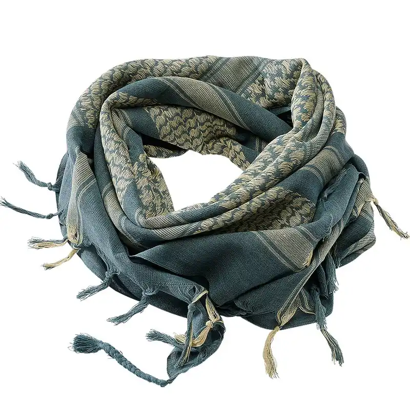 Zertifiziert PLO-Tuch SHEMAG petrol-khaki