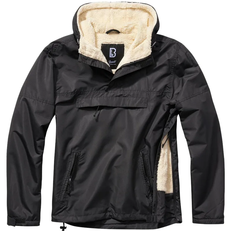Echt Windbreaker Sherpa schwarz