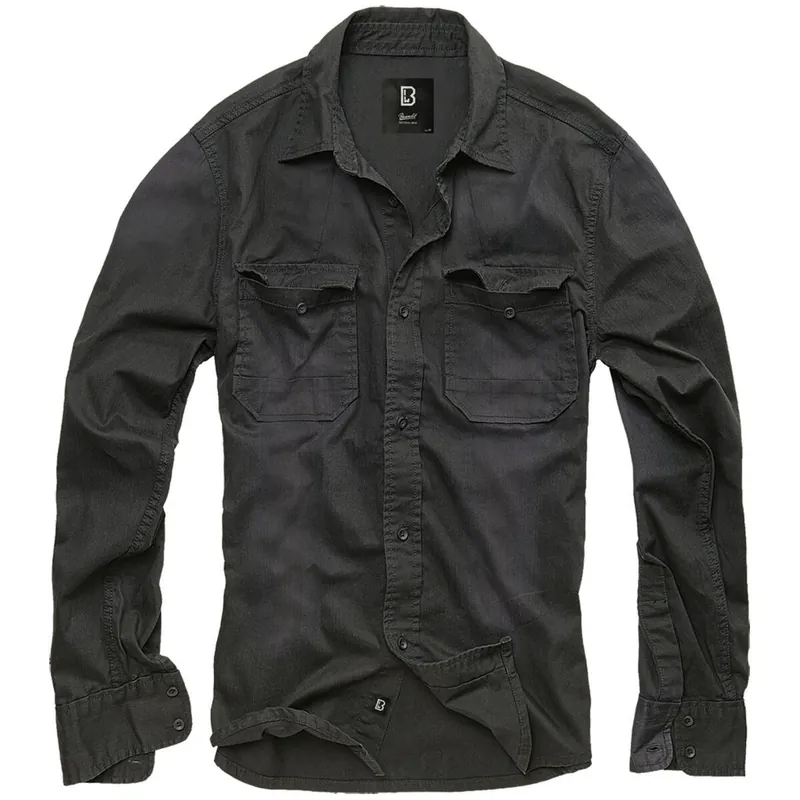 Highlight Denimshirt Hardee schwarz
