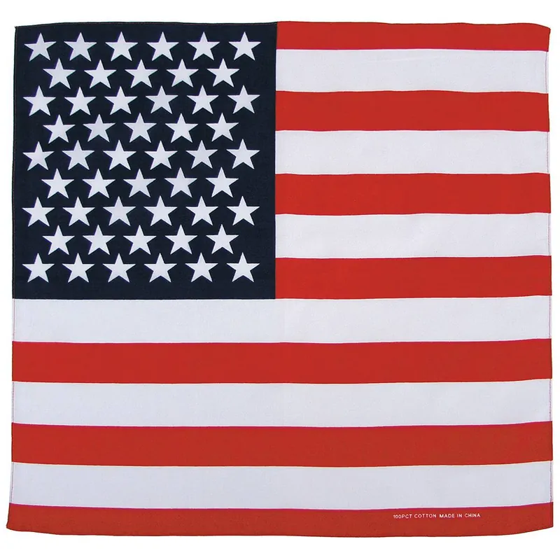 Meistverkauft Bandana (US Halstuch) US Fahne