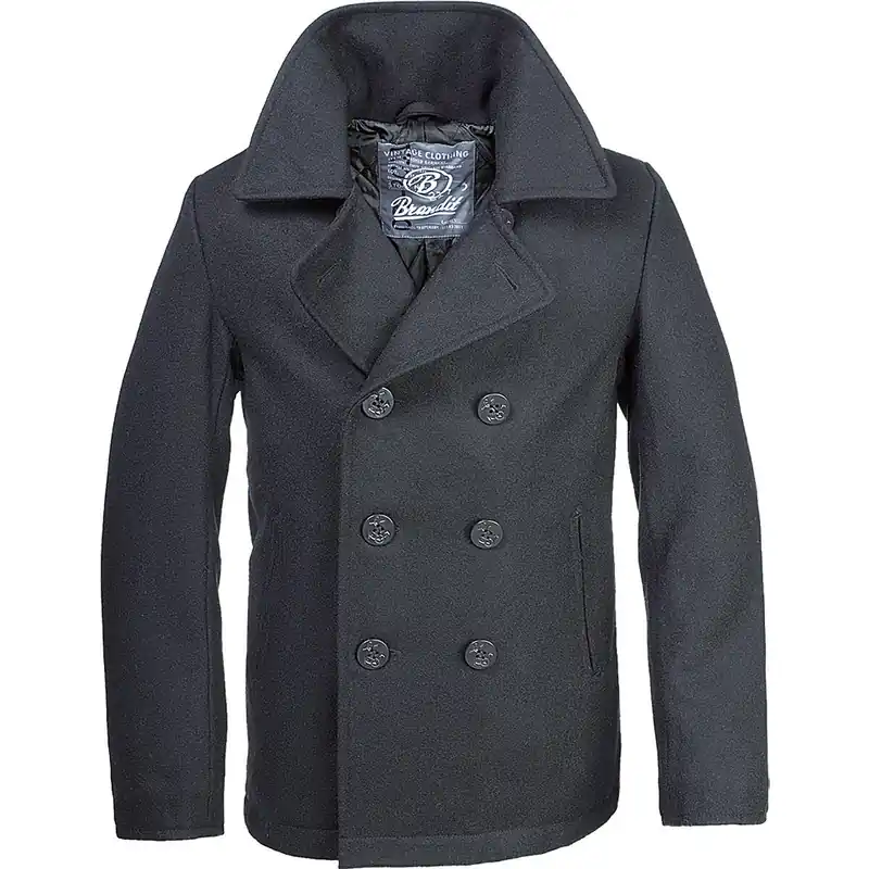 Brandit Pea Coat schwarz Kracherpreis