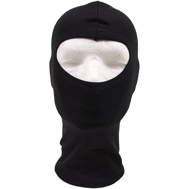 Balaclava 1-Loch Elasthan schwarz Neue Kollektion