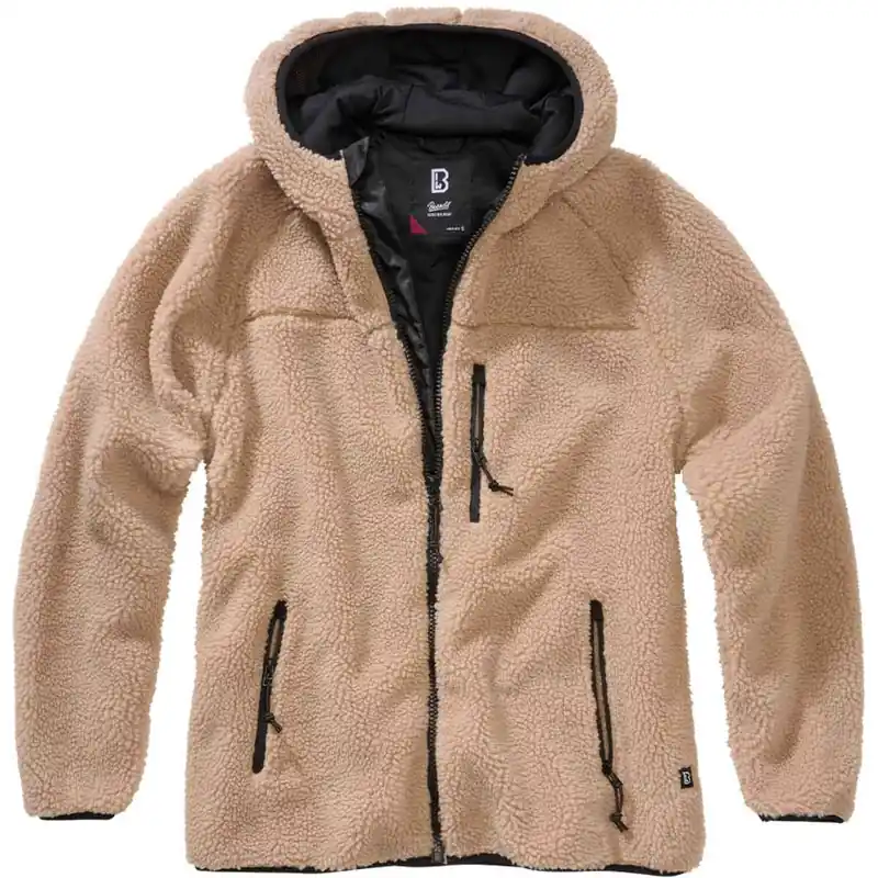 Neue Ware Ladies Teddyfleece Jacke camel