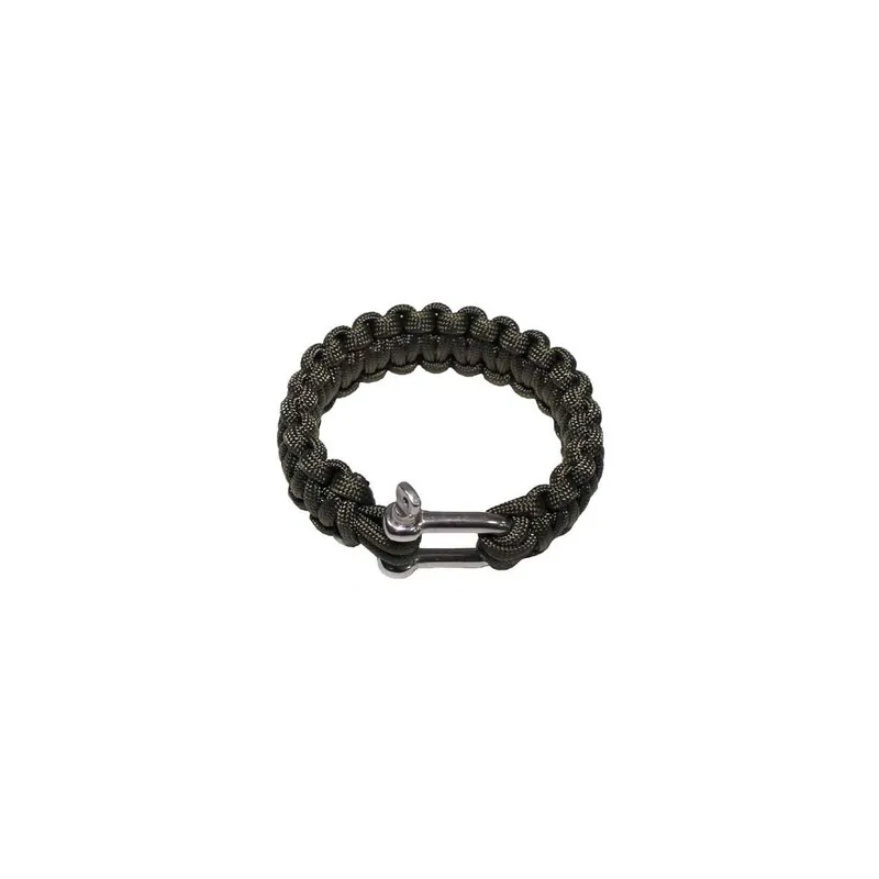 Armband PARACORD Metallverschluss 23 mm oliv Zertifiziert