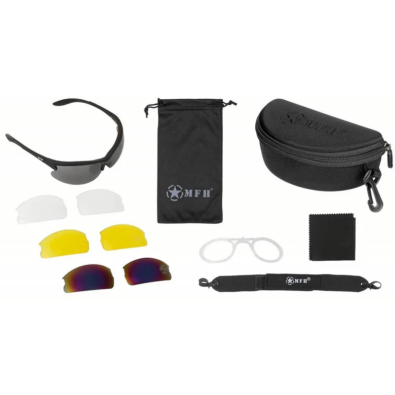 Preis Gesenkt Armee Sportbrille STRIKE schwarz