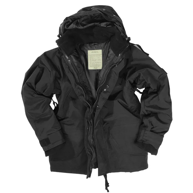 Nässeschutzjacke mit Fleecejacke schwarz Jetzt Kaufen