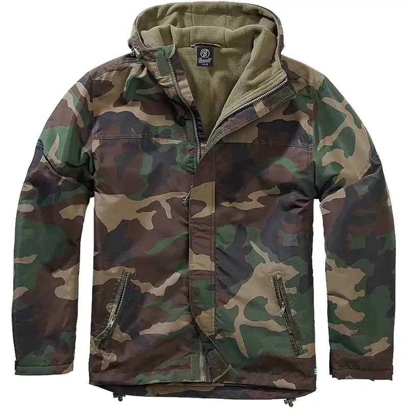 Jetzt Kaufen Brandit Windbreaker Frontzip woodland