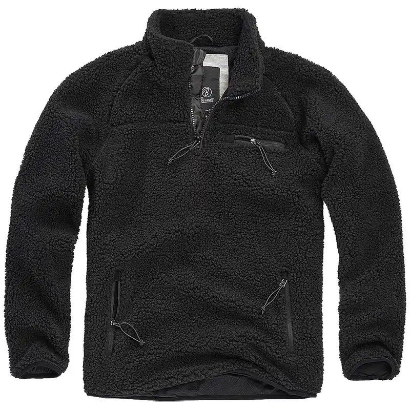 Meistverkauft Teddyfleece Troyer schwarz