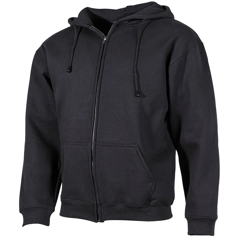 Sofort Bestellen Kapuzen Sweatshirtjacke schwarz