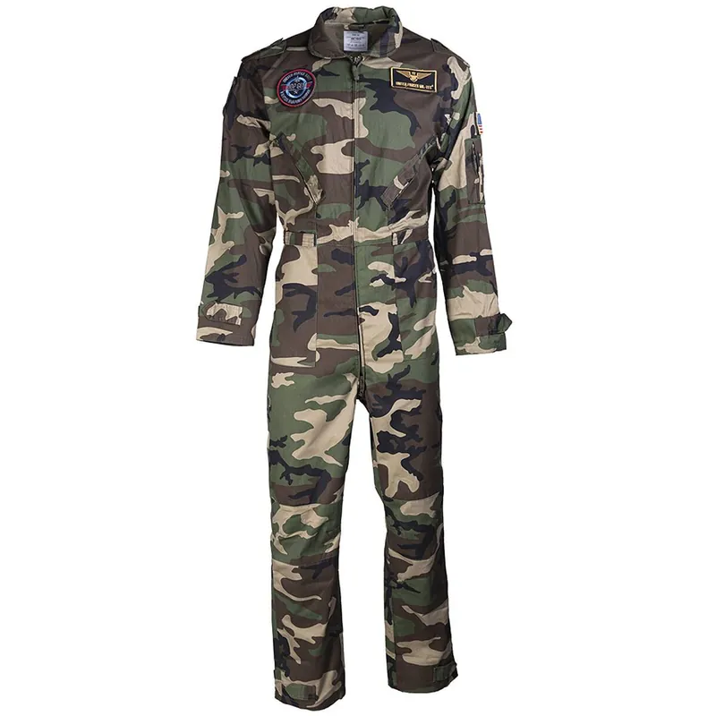 US Fliegerkombi Kids mit Abzeichen woodland Garantierte Lieferung