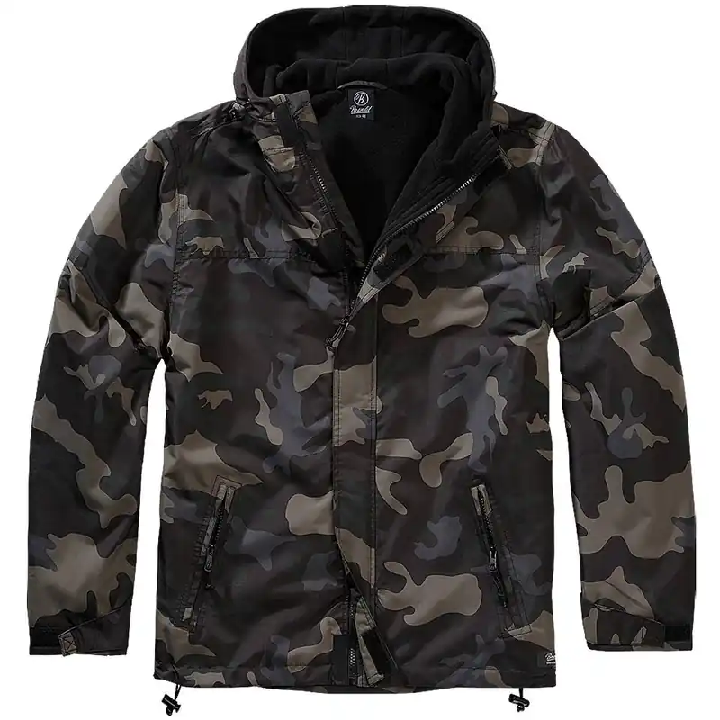 Geprüft Brandit Windbreaker Frontzip darkcamo