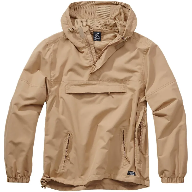 Brandit Sommer Windbreaker camel Preis Gesenkt