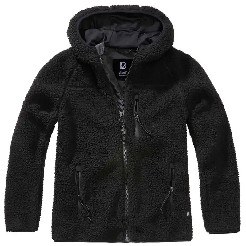 Ladies Teddyfleece Jacke schwarz Direkt Vom Hersteller