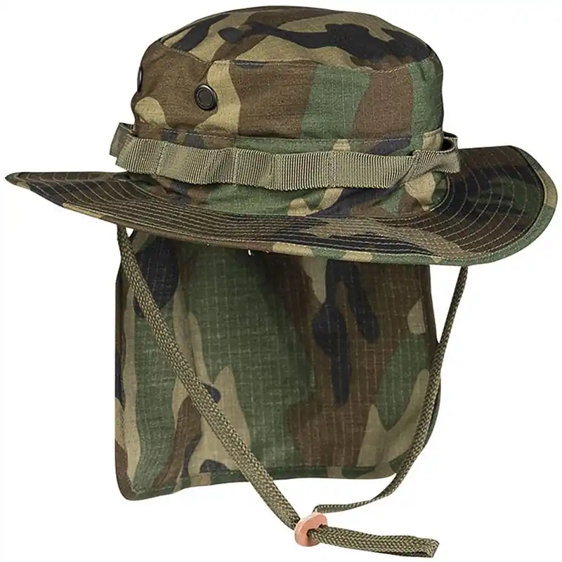 Wochenendangebot Brit. Boonie mit Nackenschutz woodland