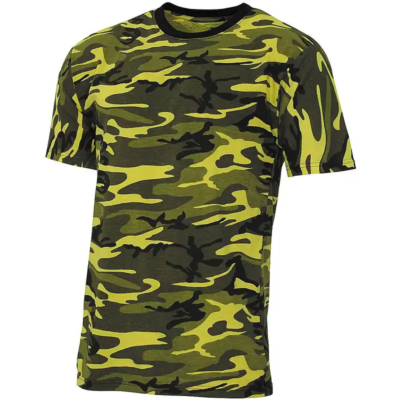 Tarn T-Shirt gelb-camo Geprüft