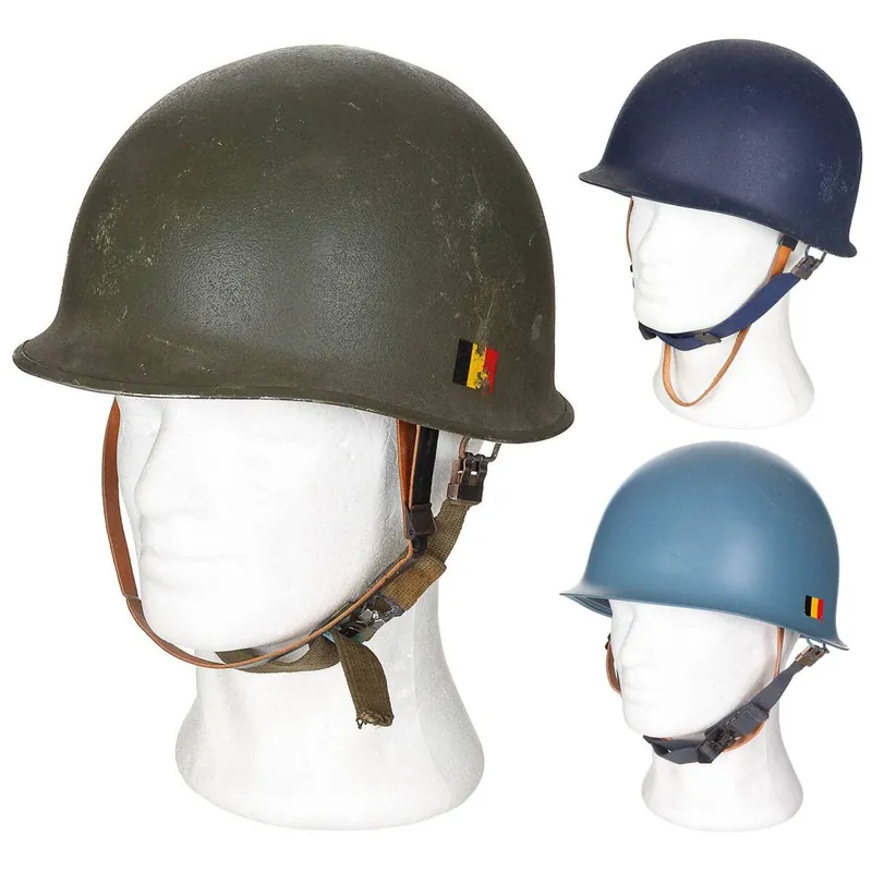 Ausverkauf Belgischer Stahlhelm M51 versch. Farben