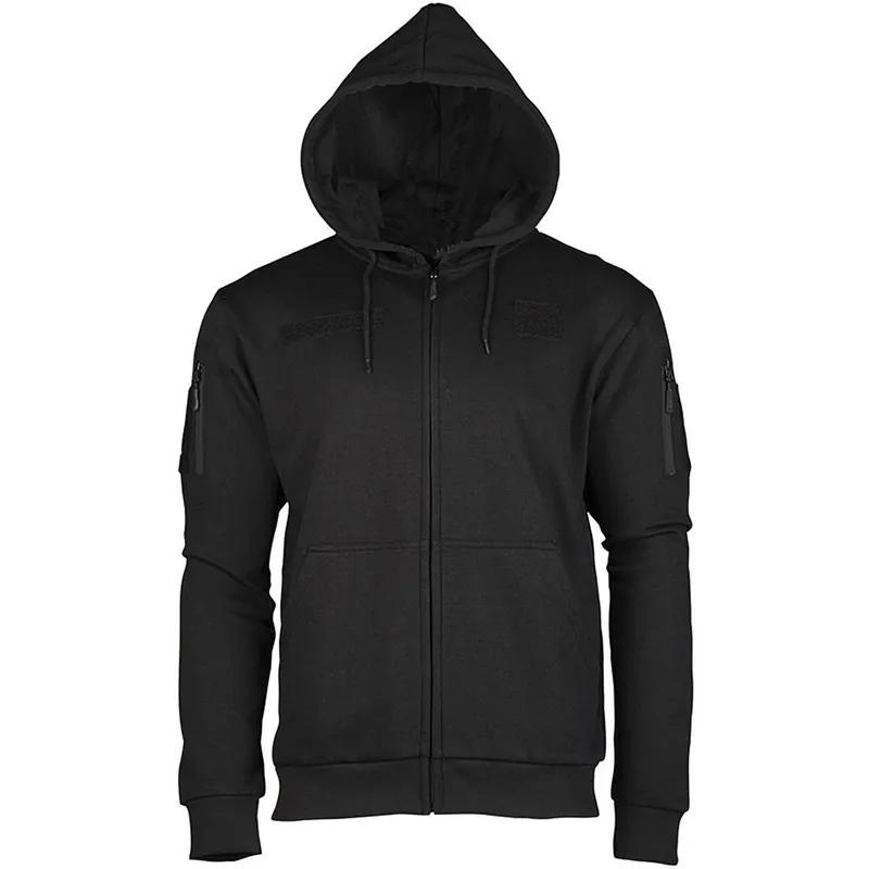 Sofort Bestellen Tactical Kapuzenjacke schwarz