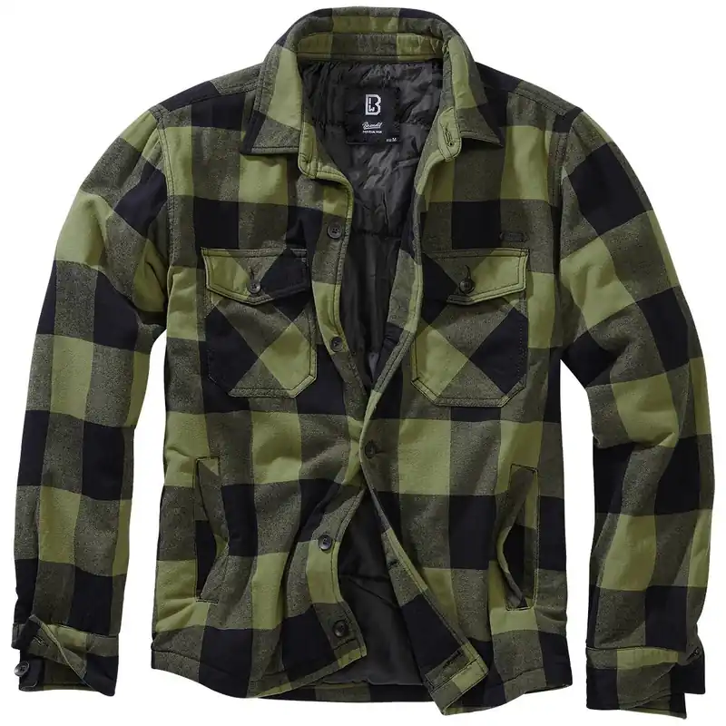 Lumberjacket schwarz-oliv Garantierte Lieferung