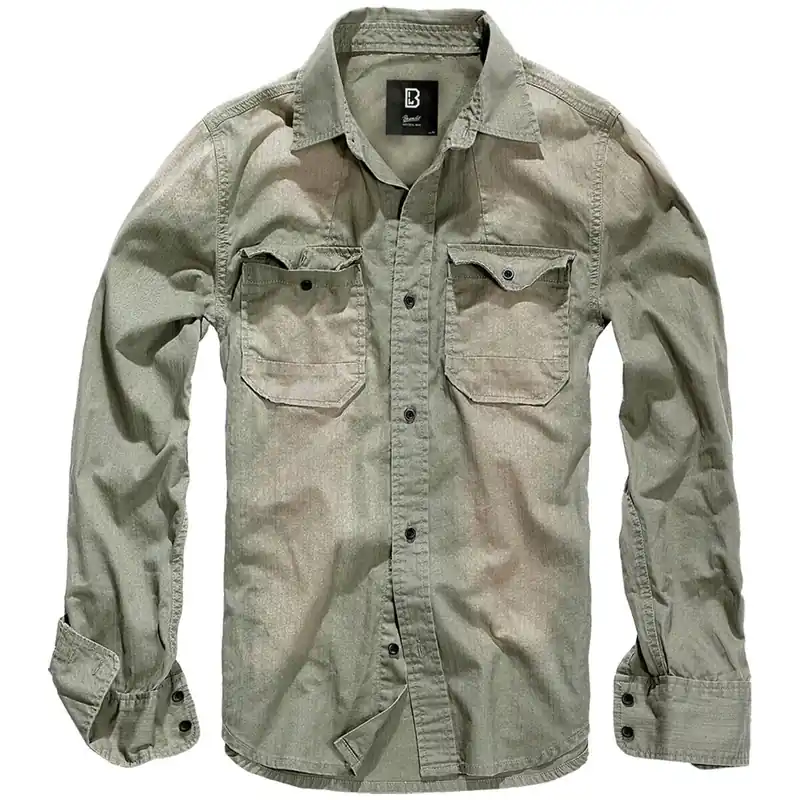 Denimshirt Hardee oliv-grau Kracherpreis