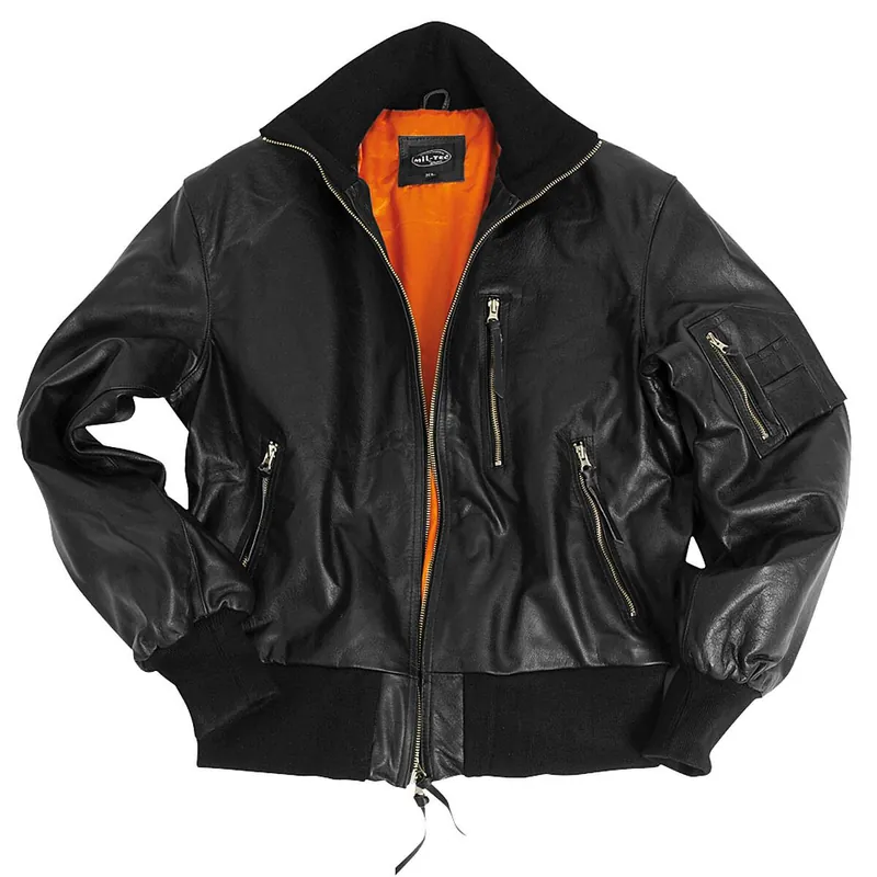 BW Lederjacke Flieger schwarz Wochenendangebot