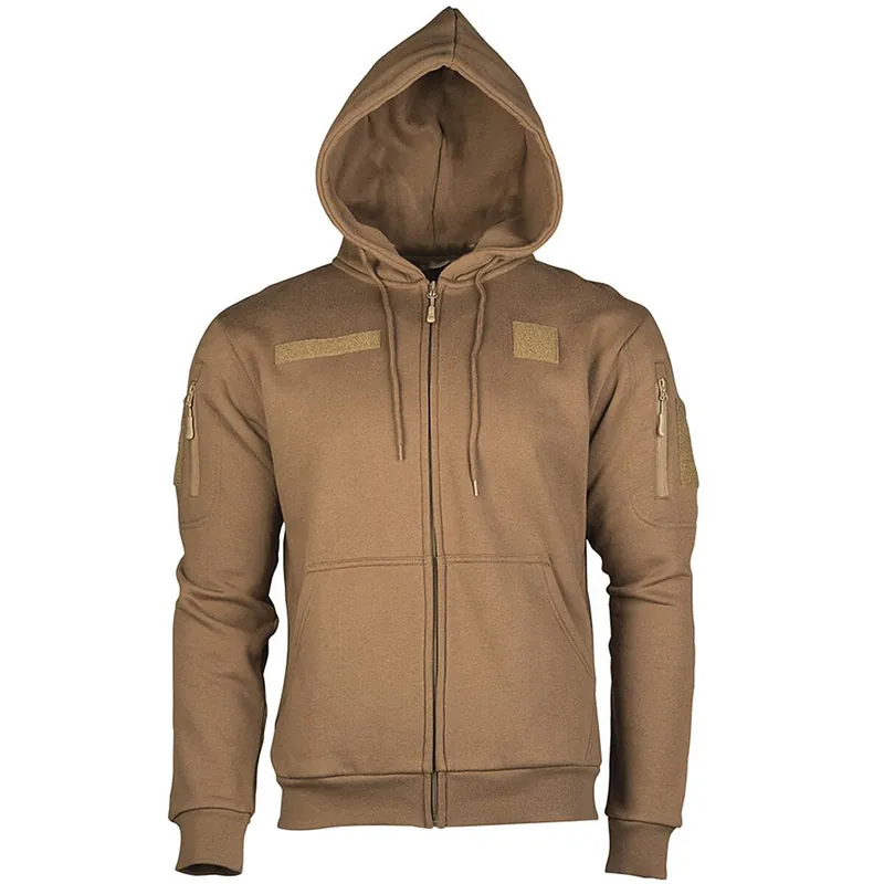 Tactical Kapuzenjacke coyote Echt