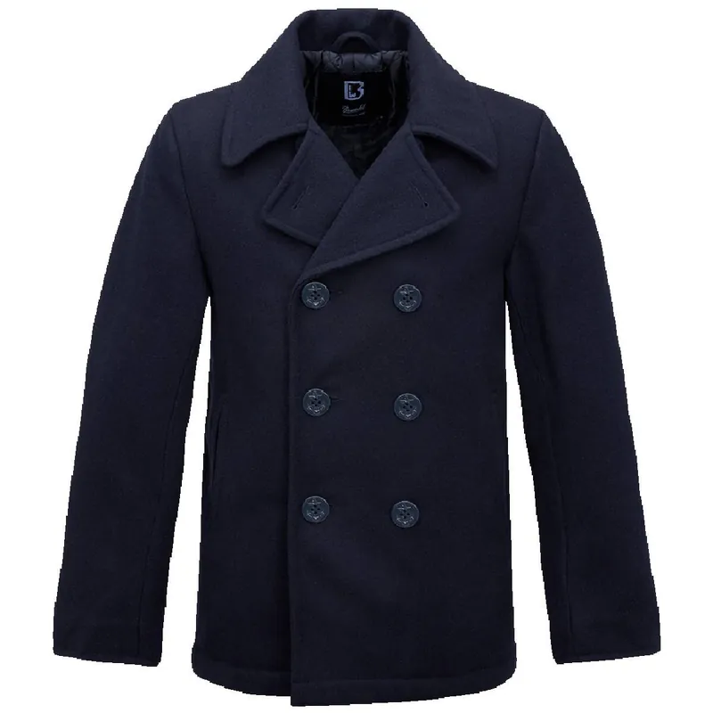 Zertifiziert Brandit Pea Coat navy
