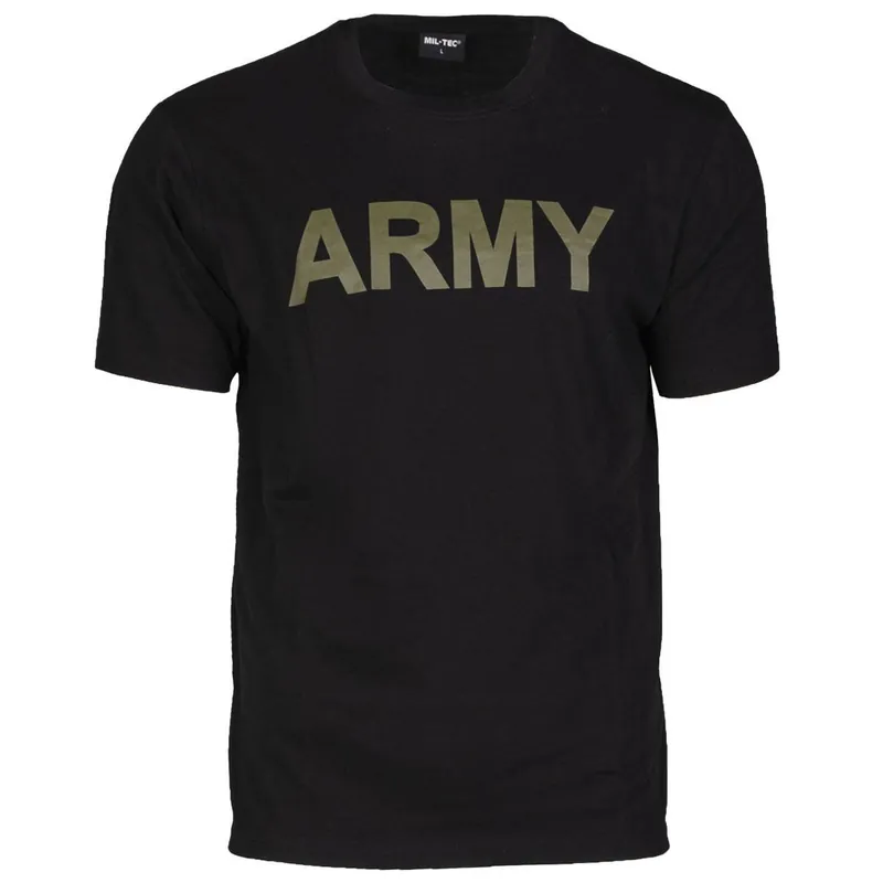 T-Shirt ARMY schwarz Rabatt