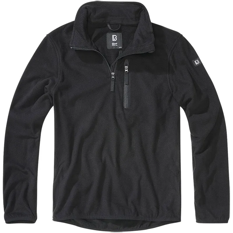 Super-Preis Brandit Fleece Troyer schwarz
