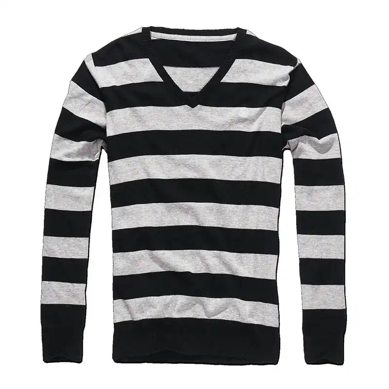 Brandit London V-Neck Sweater schwarz-grau Top-Preis
