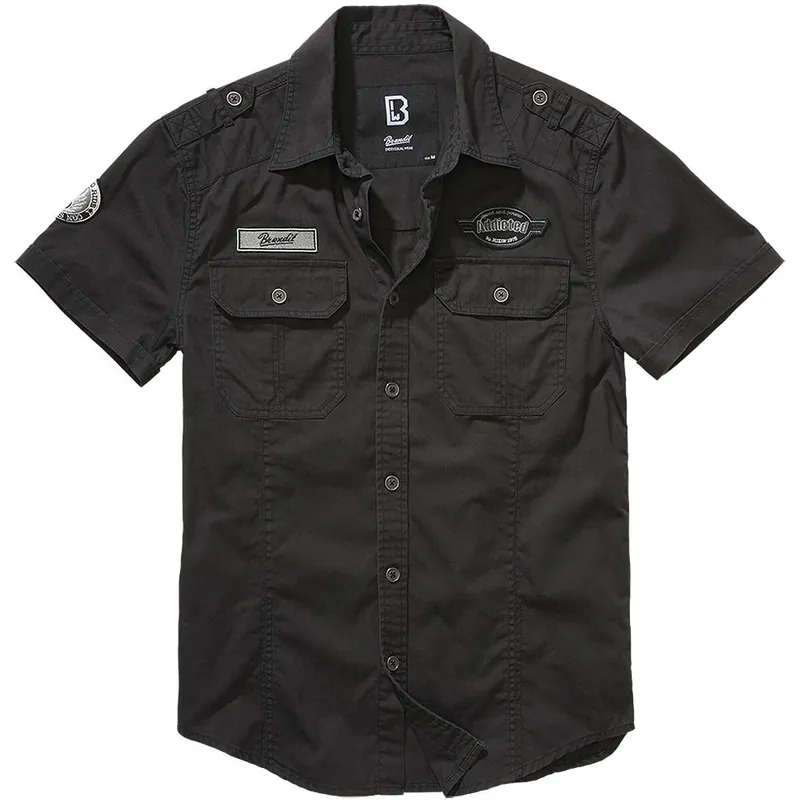 Online Kaufen Luis Vintage Shirt kurzarm schwarz
