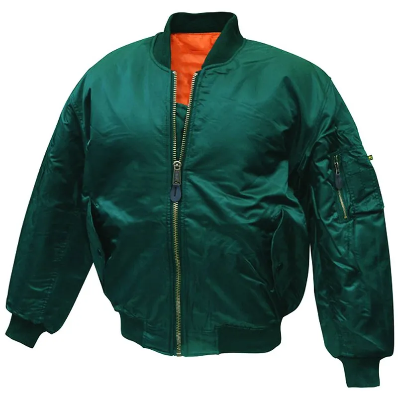 Aktuell US Fliegerjacke MA1 flaschengrün