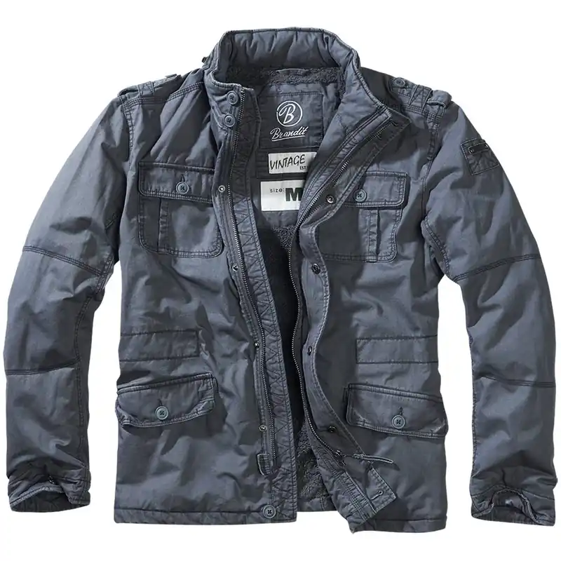 Brandit Britannia Winterjacke indigo Solange Der Vorrat Reicht