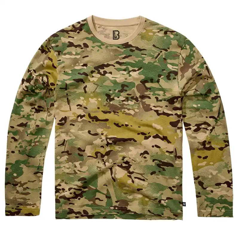 Langarmshirt tactical camo Aktuell