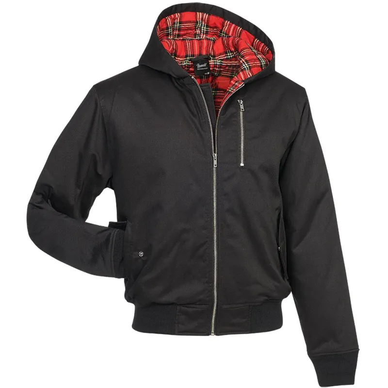 Lord Canterbury Winter Jacke mit Kapuze schwarz Direkt Vom Hersteller