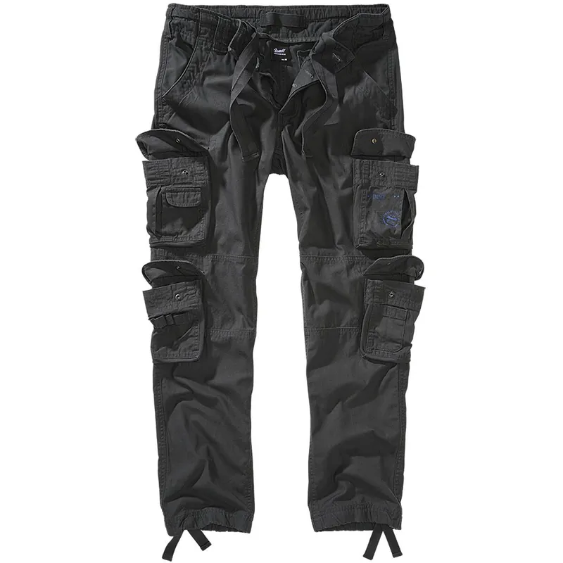 Brandit Pure Slim Fit Trousers anthrazit Finale Aktion
