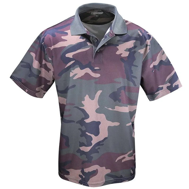 Preisknaller Tactical Poloshirt Quickdry woodland