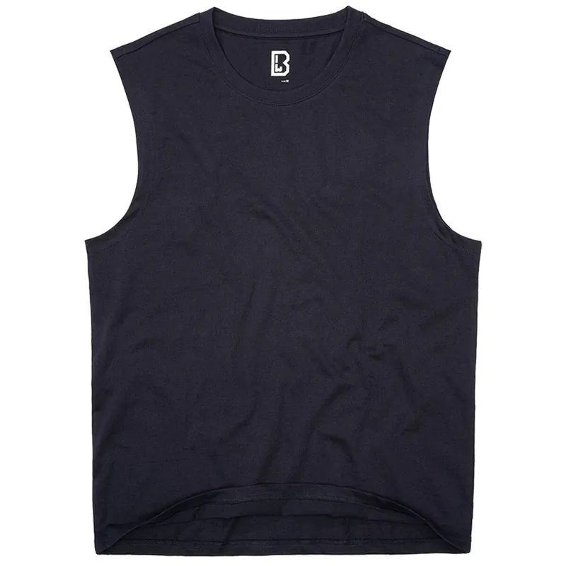 T-Shirt ärmellos navy-blau Direktkauf