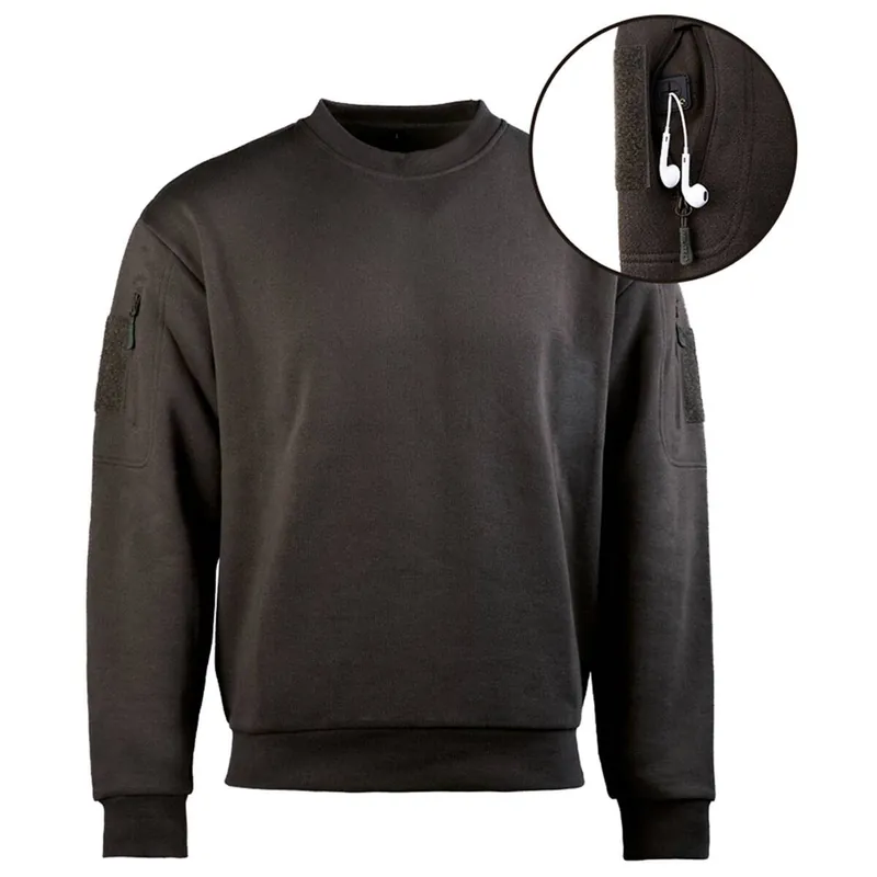 Sonderaktion Tactical Sweatshirt Rundhals schwarz