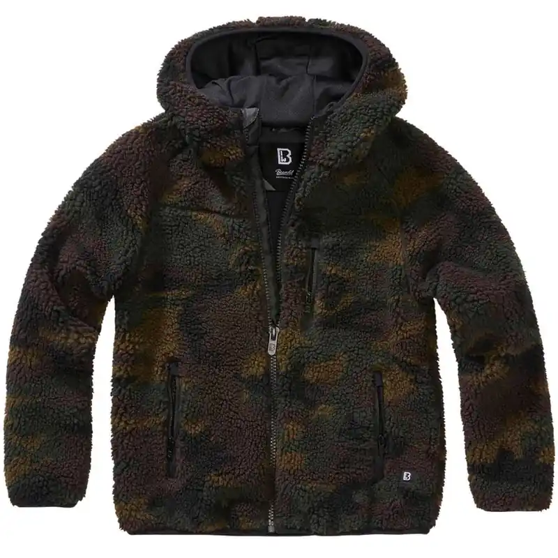 Kinder Teddyfleece Jacke woodland Neu Im Sortiment