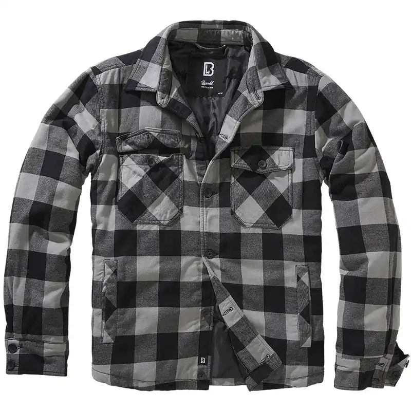 Lumberjacket schwarz-anthrazit Beliebt