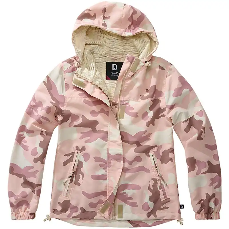 Ladies Summer Windbreaker Frontzip candy-camo Direktkauf