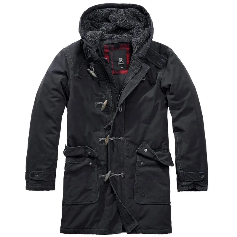 Brandit Woodson Outdoorparka schwarz Sonderaktion