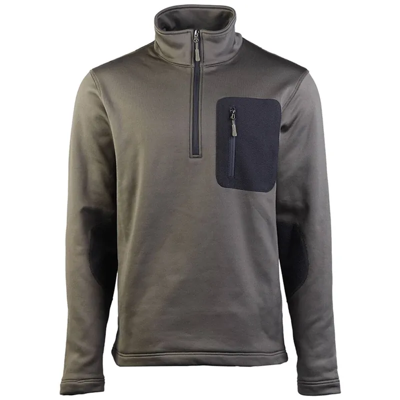 Preisreduziert Thermofleece Zip Pullover oliv