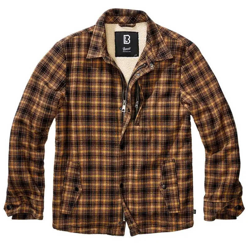 Bestpreis Classic Sherpa Jacke camel-schwarz