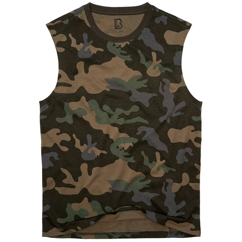 Abverkauf T-Shirt ärmellos darkcamo