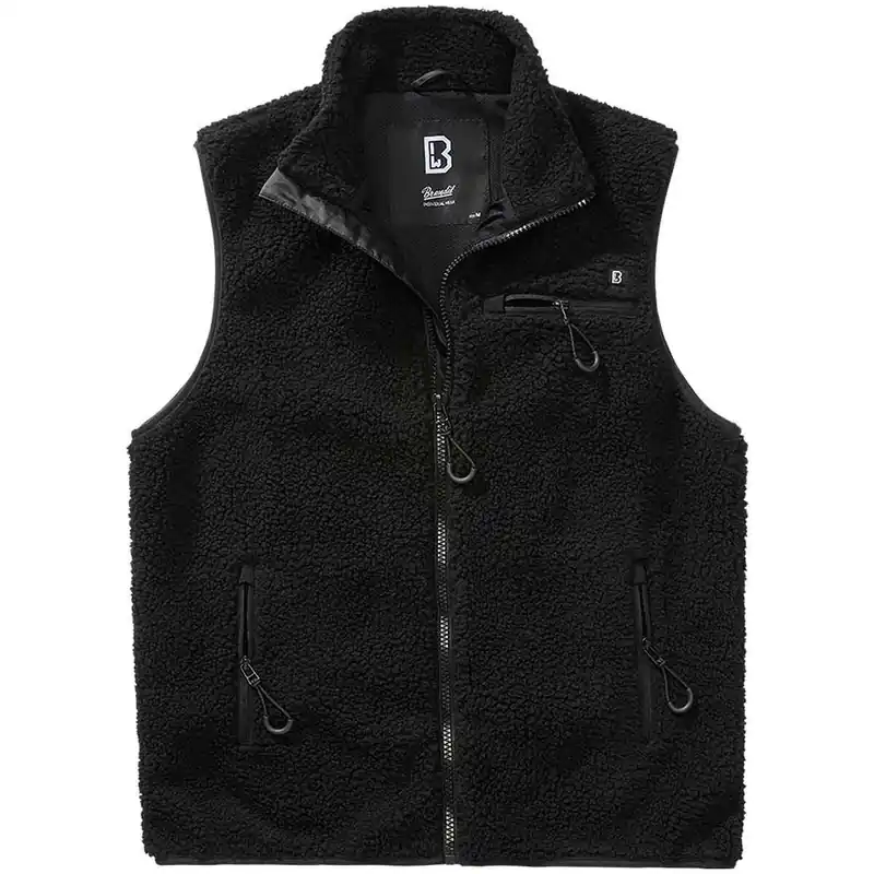 Bestpreis Teddyfleecce Weste schwarz