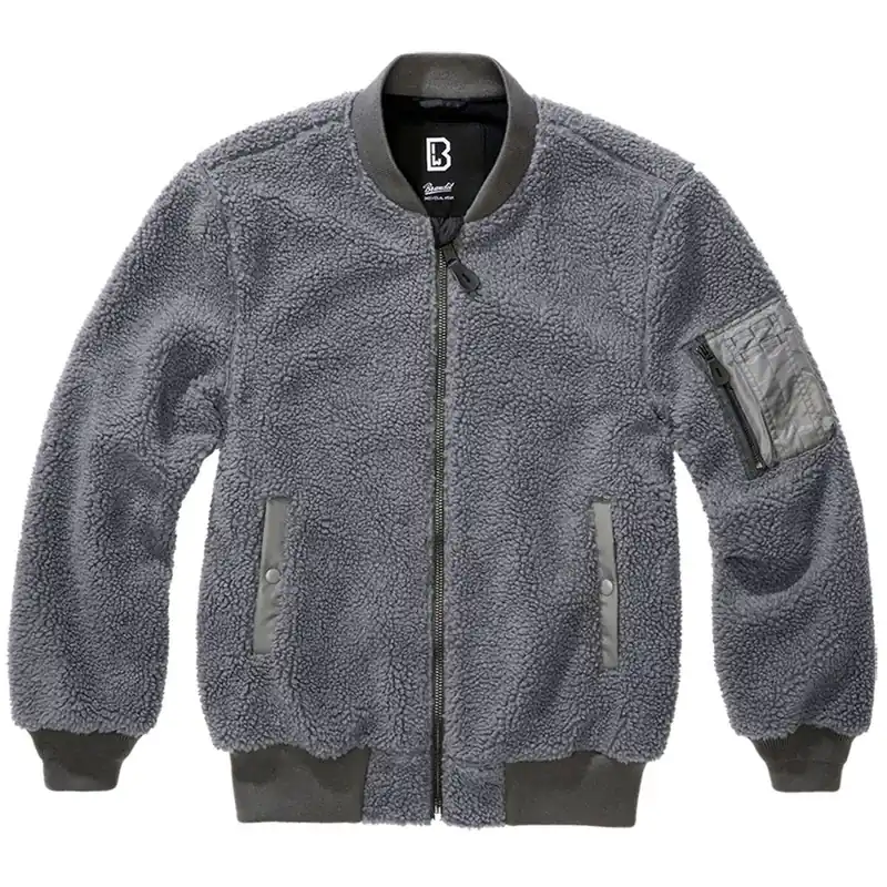 MA1 Sherpa Jacke anthrazit Neuheit