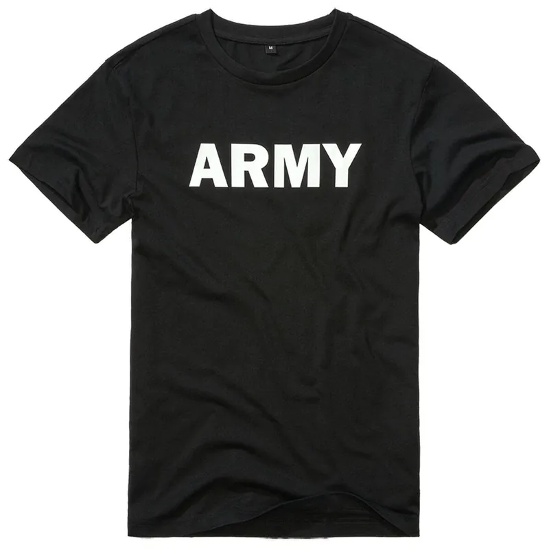 T-Shirt ARMY schwarz (weiß) Neue Kollektion