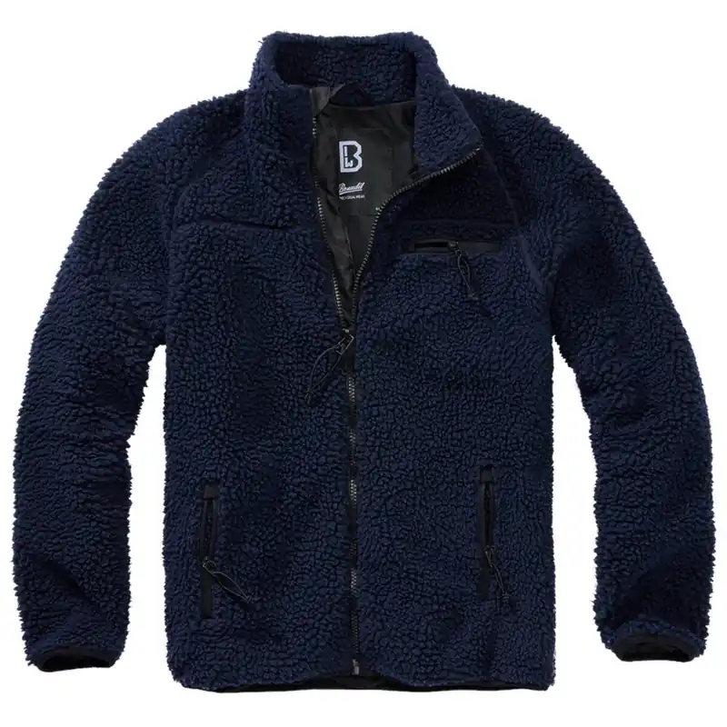 Neue Kollektion Teddyfleece Jacke navy-blau