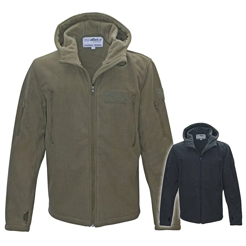 Fleece Jacke Outdoor Cold Weather oliv Direkt Vom Hersteller